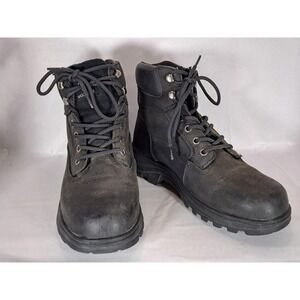 Wolverine I-90 Durashocks Mens Black Leather Composite Toe Work Boots 8.5EW
